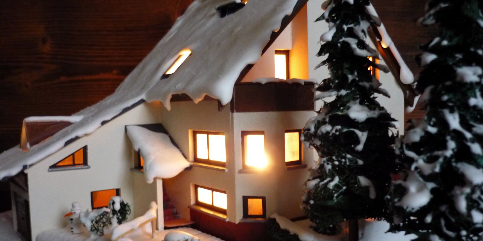 Lichterhaus gebaut nach Bauzeichnung