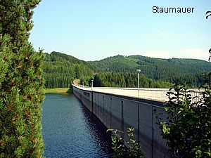 Staumauer Rauschenbach Talsperre