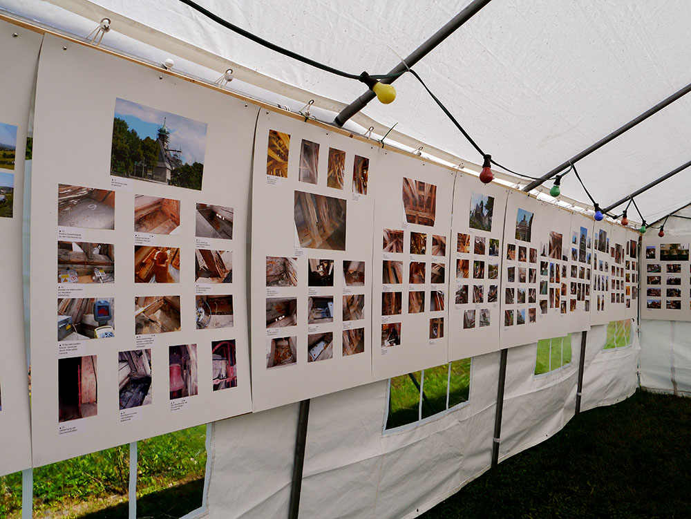 Ausstellung Restaurationsarbeiten OberneuschÃÂ¯ÃÂ¿½nberger Kirche